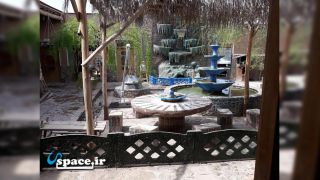 نمای محوطه  اقامتگاه بوم گردی بابا غلام - برزک کاشان - روستای ویدوج